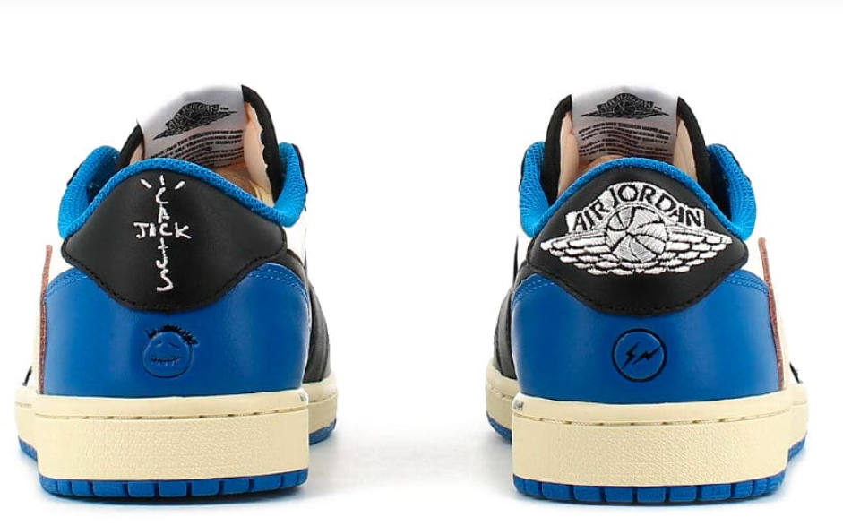 JORDAN 1 RETRO LOW X FRAGMENT DESIGN X TRAVIS SCOTT ( Defect)