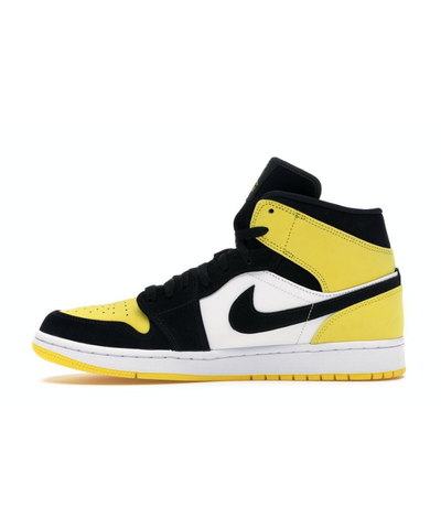 Air Jordan 1 Mid Yellow Toe Black