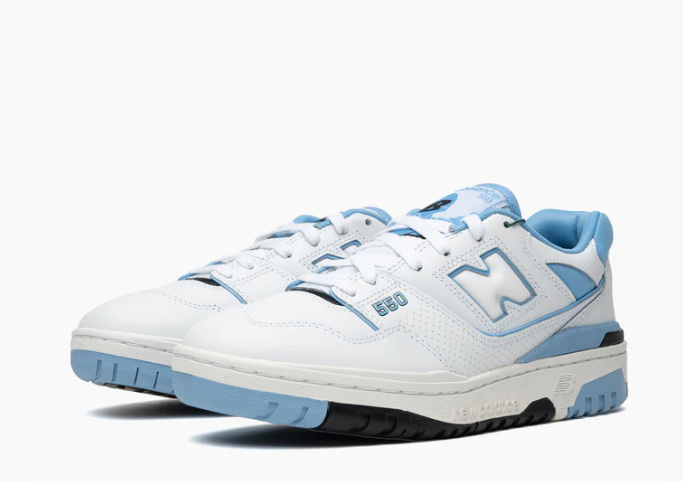 New Balance 550 UNC White University Blue