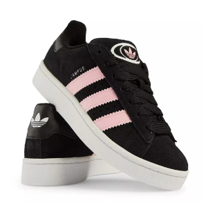 Adidas Campus Black and Pink