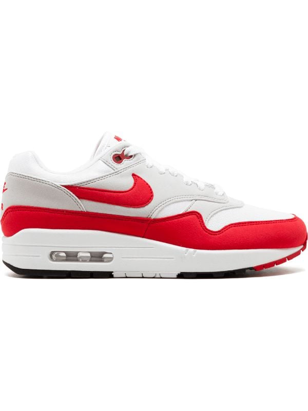 Air Max 1 Anniversary "White/University Red"