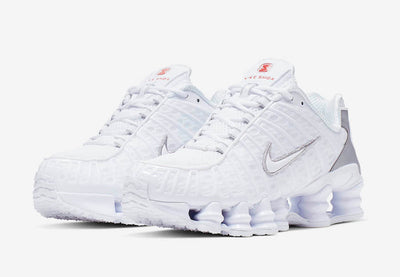 Nike Shox TL 1308 White Metallic Silver