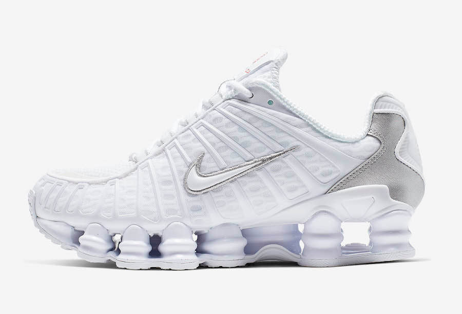 Nike Shox TL 1308 White Metallic Silver