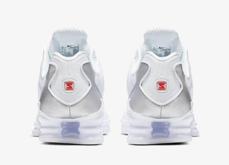 Nike Shox TL 1308 White Metallic Silver