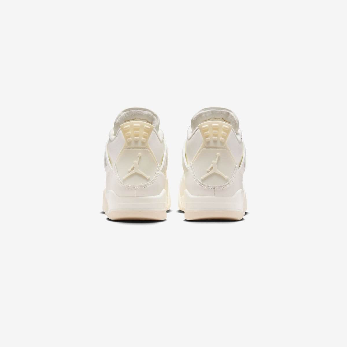 Air Jordan 4 Retro White and Gold Metalic