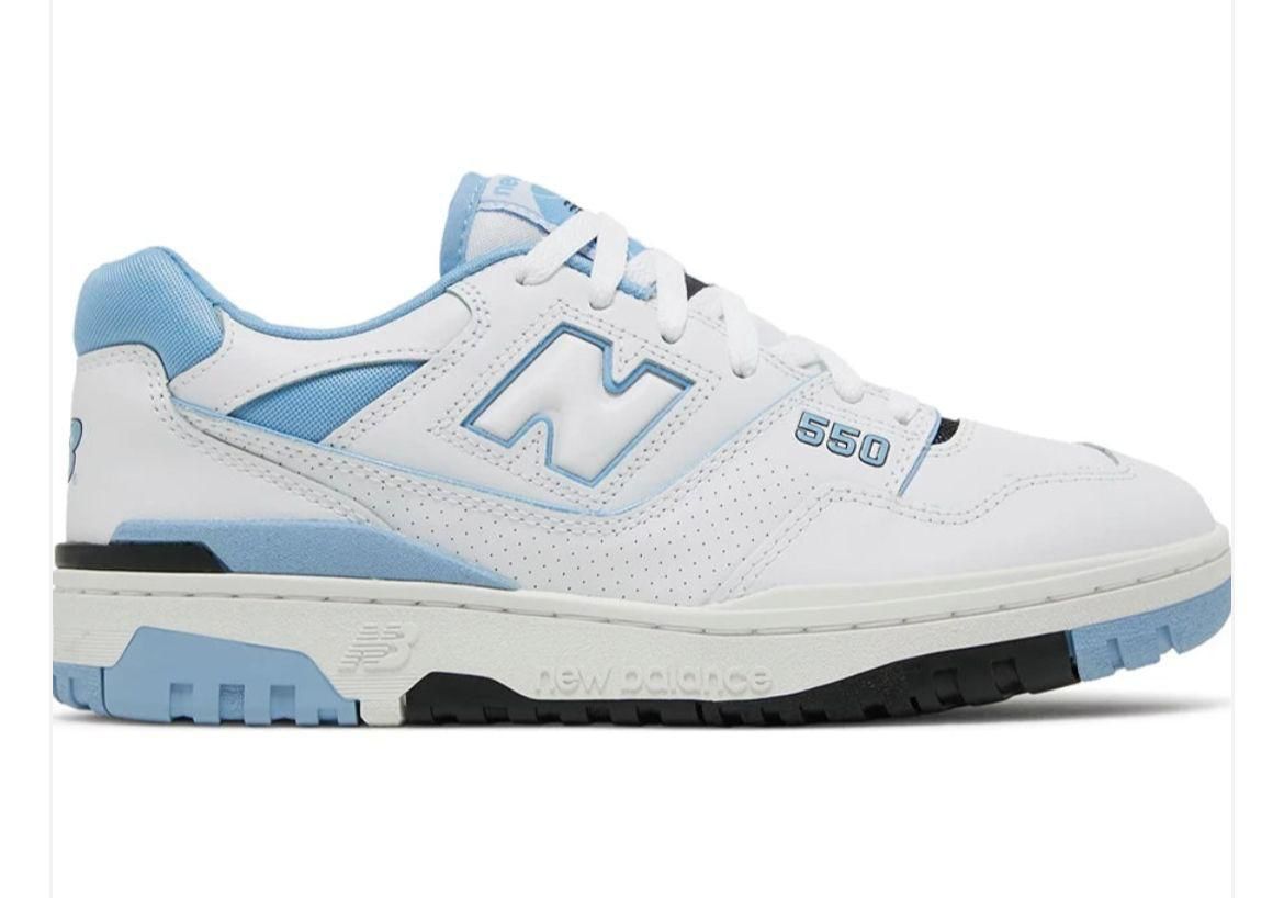 New Balance 550 UNC White University Blue