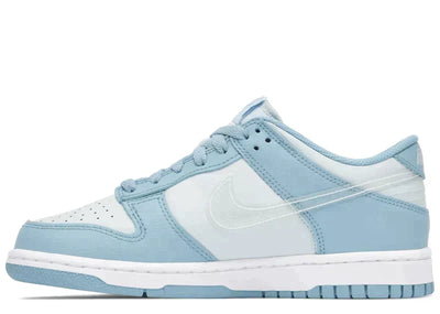 DUNK LOW CLEAR BLUE SWOOSH